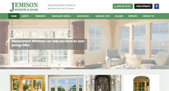 Desktop Screenshot of jemisonwindowanddoor.com